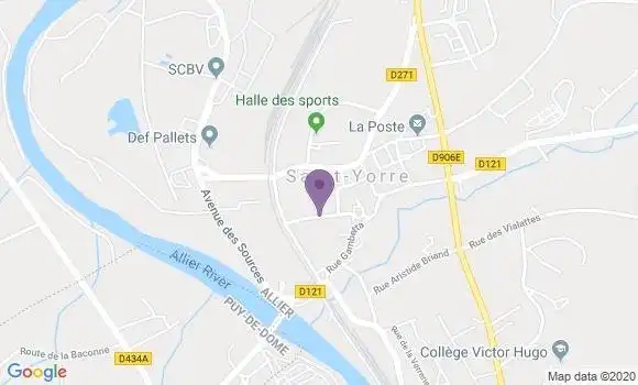Localisation St Priest Bel Air Bp - 69800