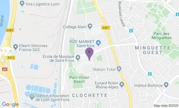 Localisation St Fons les Clochettes Ap - 69190