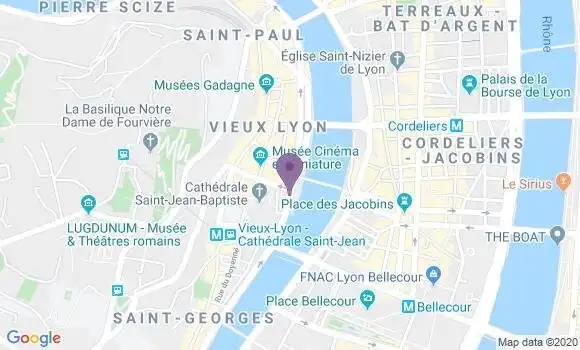 Localisation Lyon St Jean Bp - 69005
