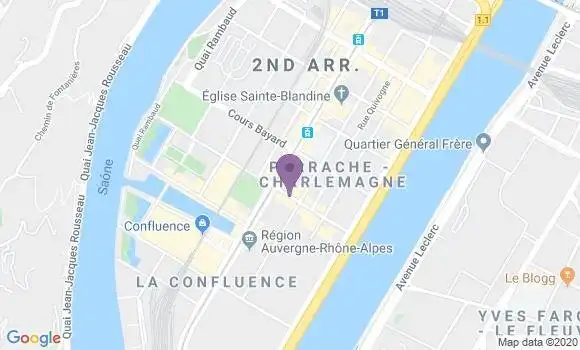 Localisation Lyon Presqu Ile - 69002