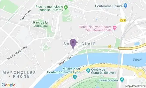 Localisation Caluire et Cuire Bp - 69300