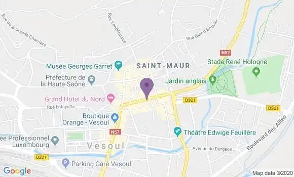 Localisation Vesoul Republique Bp - 70000