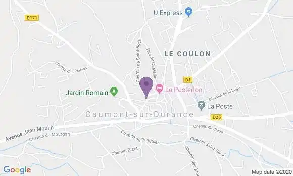 Localisation Caumont Ap - 09160