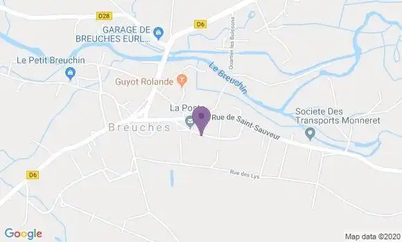 Localisation Breuches Bp - 70300