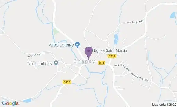 Localisation Chagey Ap - 70400