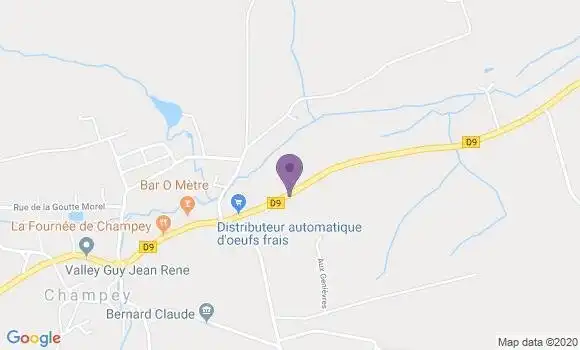 Localisation Champey Ap - 70400