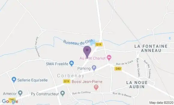 Localisation Corbenay Bp - 70320