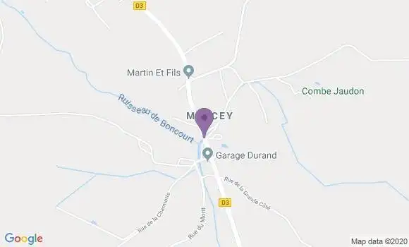 Localisation Gevigney Bp - 70500
