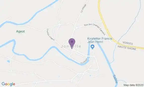 Localisation Jonvelle Ap - 70500