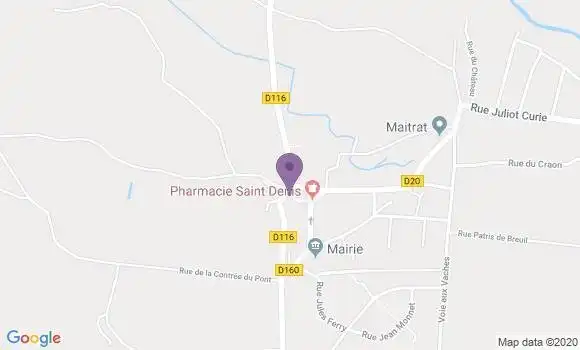 Localisation Maizieres Ap - 70190