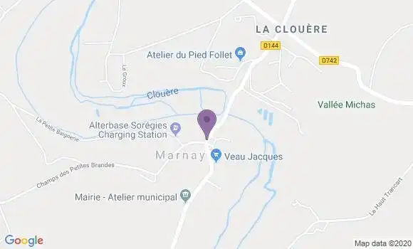 Localisation Marnay - 70150