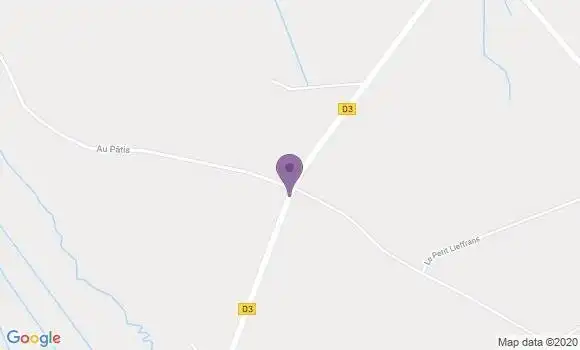 Localisation Neuvelle les la Charite Ap - 70130