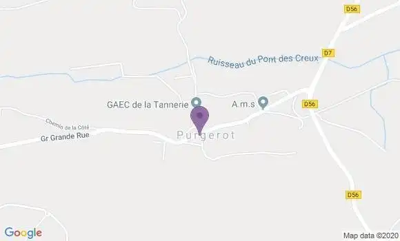 Localisation Purgerot Ap - 70160