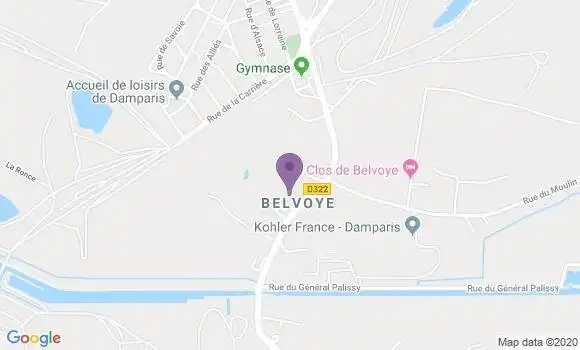 Localisation Ray sur Saone Bp - 70130