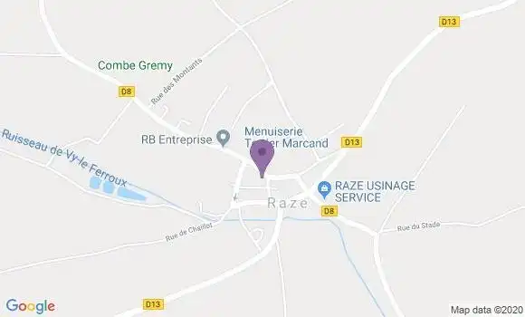 Localisation Raze Bp - 70000