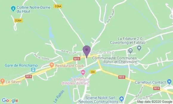 Localisation Ronchamp Bp - 70250
