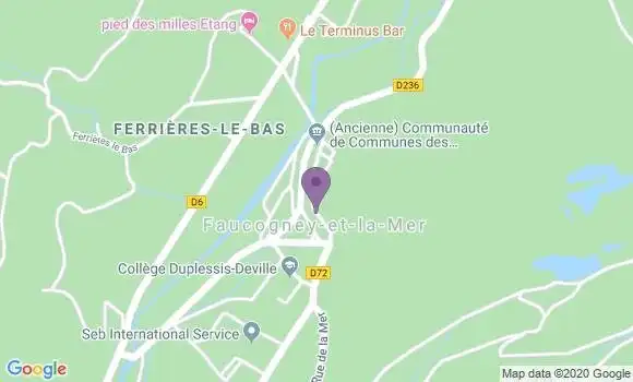 Localisation Saint Bresson Ap - 70280