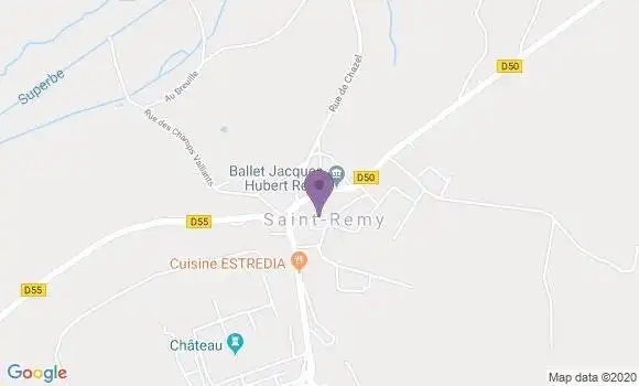 Localisation Saint Remy Ap - 70160