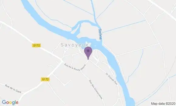 Localisation Savoyeux Bp - 70130
