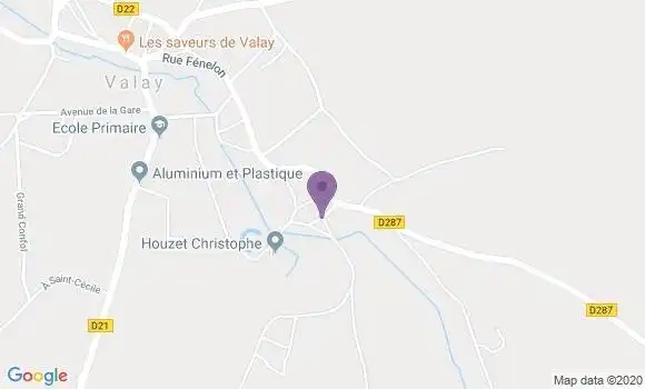 Localisation Valay Bp - 70140