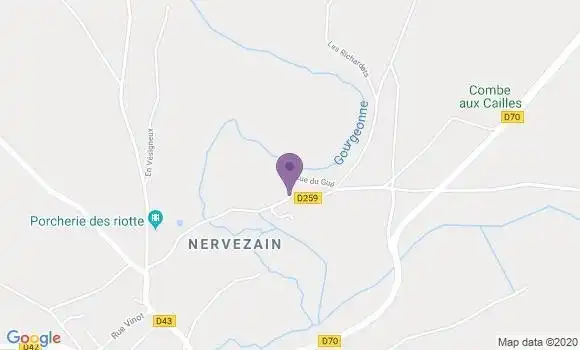 Localisation Vauconcourt Ap - 70120