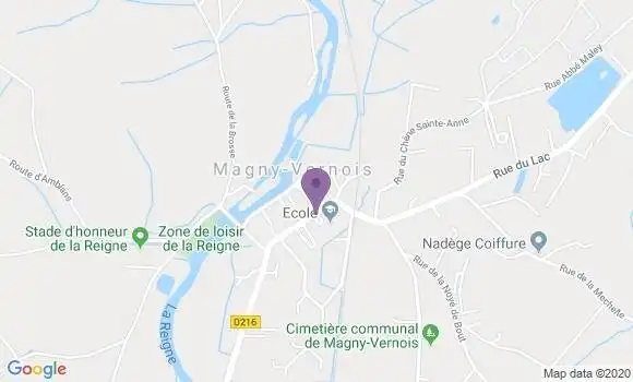 Localisation Vy les Lure Ap - 70200