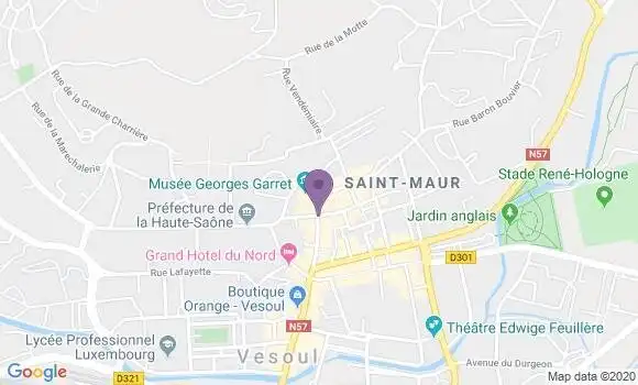 Localisation Vesoul les Repes Ap - 70000