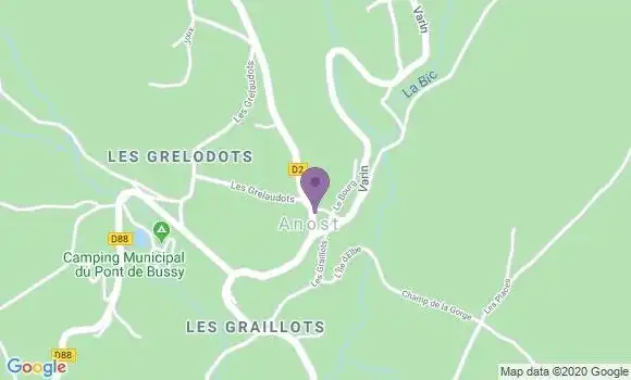 Localisation Anost Bp - 71550