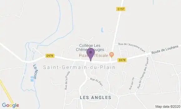 Localisation Baudrieres Ap - 71370