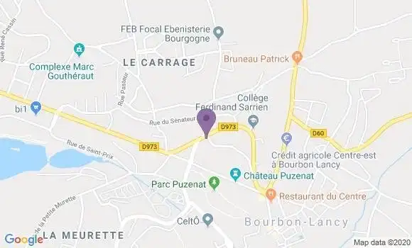 Localisation Bourbon Lancy - 71140