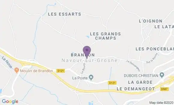 Localisation Brandon Bp - 71520