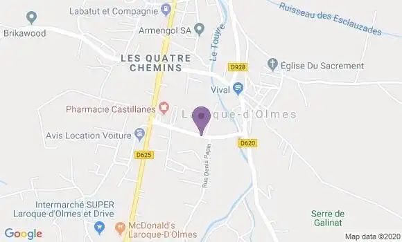 Localisation Laroque d