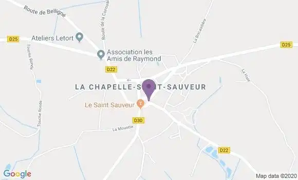 Localisation La Chapelle Saint Sauveur Ap - 71310