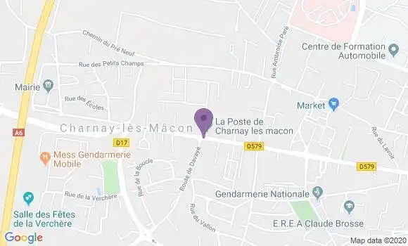 Localisation Charnay les Macon - 71850