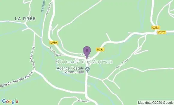Localisation Chissey En Morvan Bp - 71540