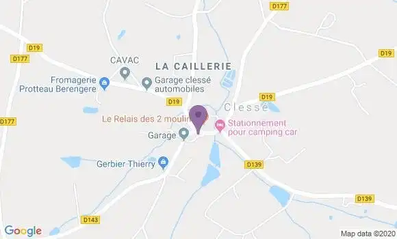 Localisation Clesse Ap - 71260