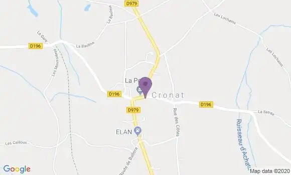 Localisation Cronat Bp - 71140
