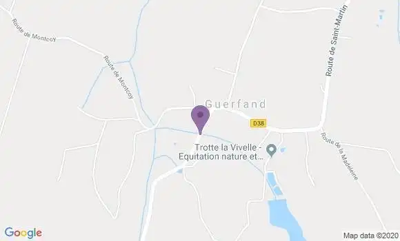 Localisation Damerey Bp - 71620