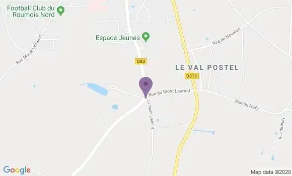 Localisation Le Fay Bp - 71580