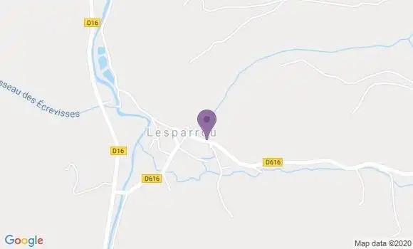 Localisation Lesparrou Ap - 09300