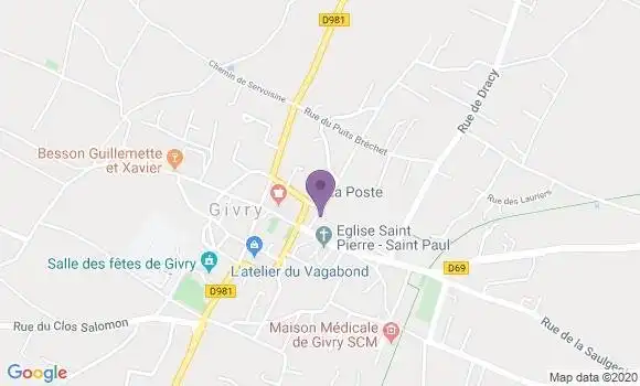 Localisation Givry - 71640