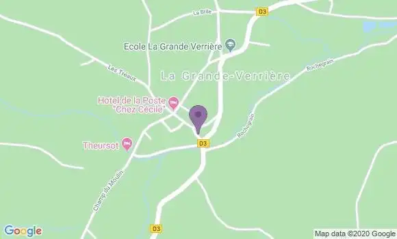 Localisation La Grande Verriere Bp - 71990