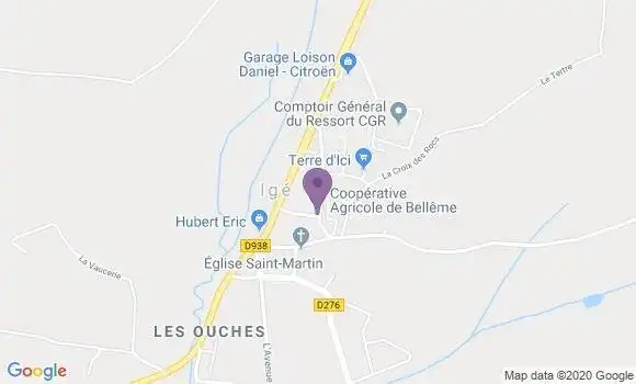 Localisation Ige Bp - 71960