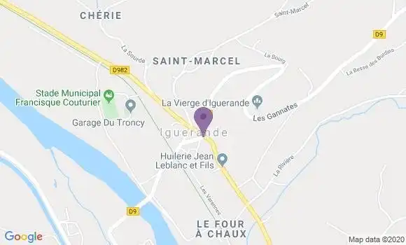 Localisation Iguerande Bp - 71340