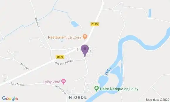 Localisation Loisy Ap - 71290