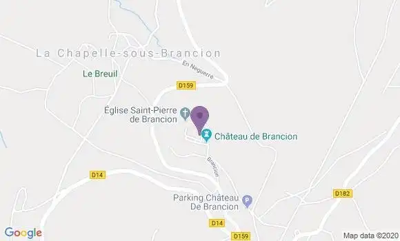 Localisation Martailly les Brancion Ap - 71700
