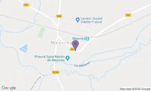 Localisation Mesvres Bp - 71190