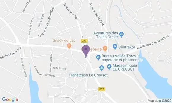 Localisation Montchanin - 71210