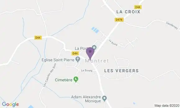 Localisation Montret Bp - 71440