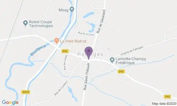 Localisation Palinges - 71430